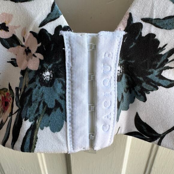 Cacique Lightly Lined Floral Balconette Bra - Picture 5 of 7